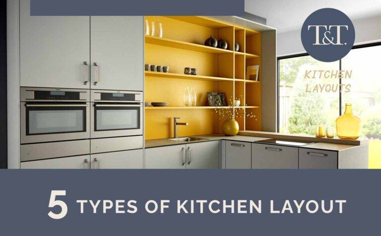 5 types of kitchen layout; which one is a better option? - T.One