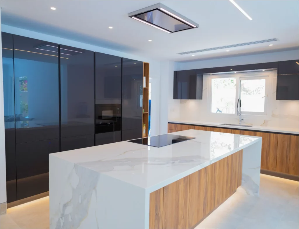 waterproof kitchen cabinets. Kitchen showroom in Dubai